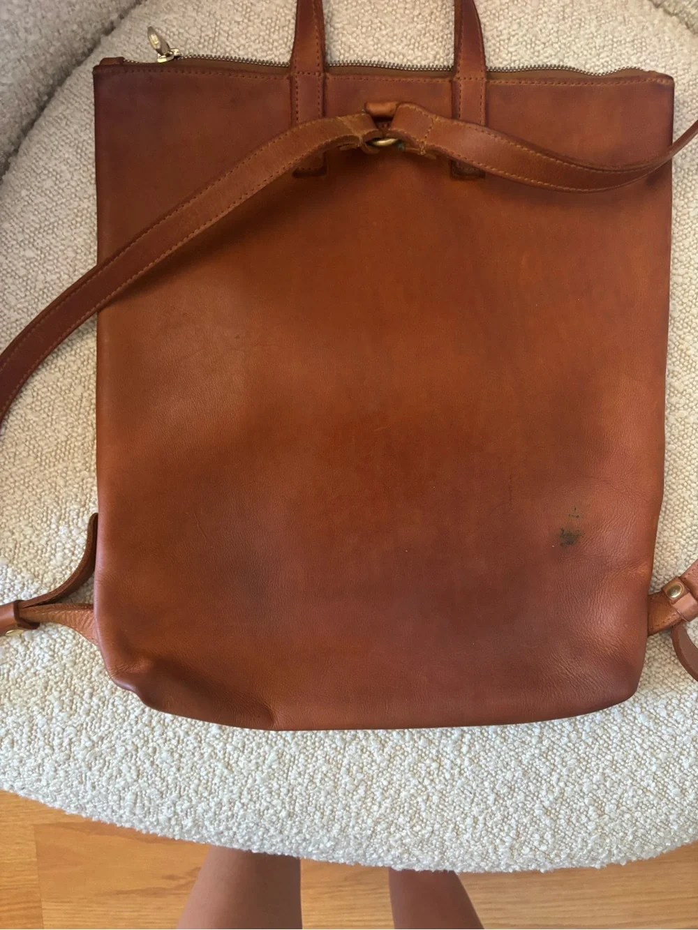 Parker Clay Miramar Leather Backpack
